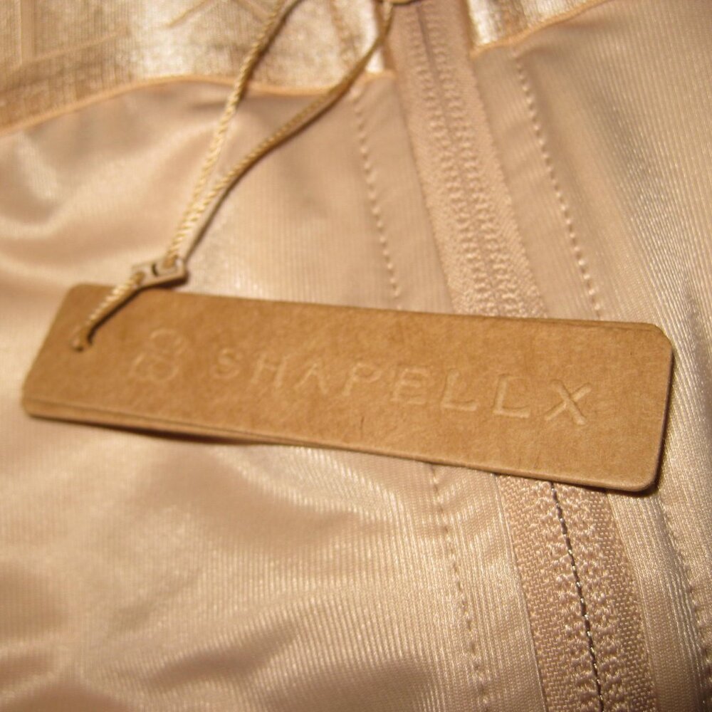 NWT SHAPELLX AirSlim Butt-Lifting High Waist Panty Beige Size 6 X - Picture 7 of 9